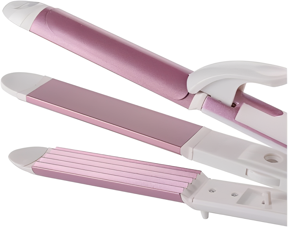 Plancha de pelo 3 en 1