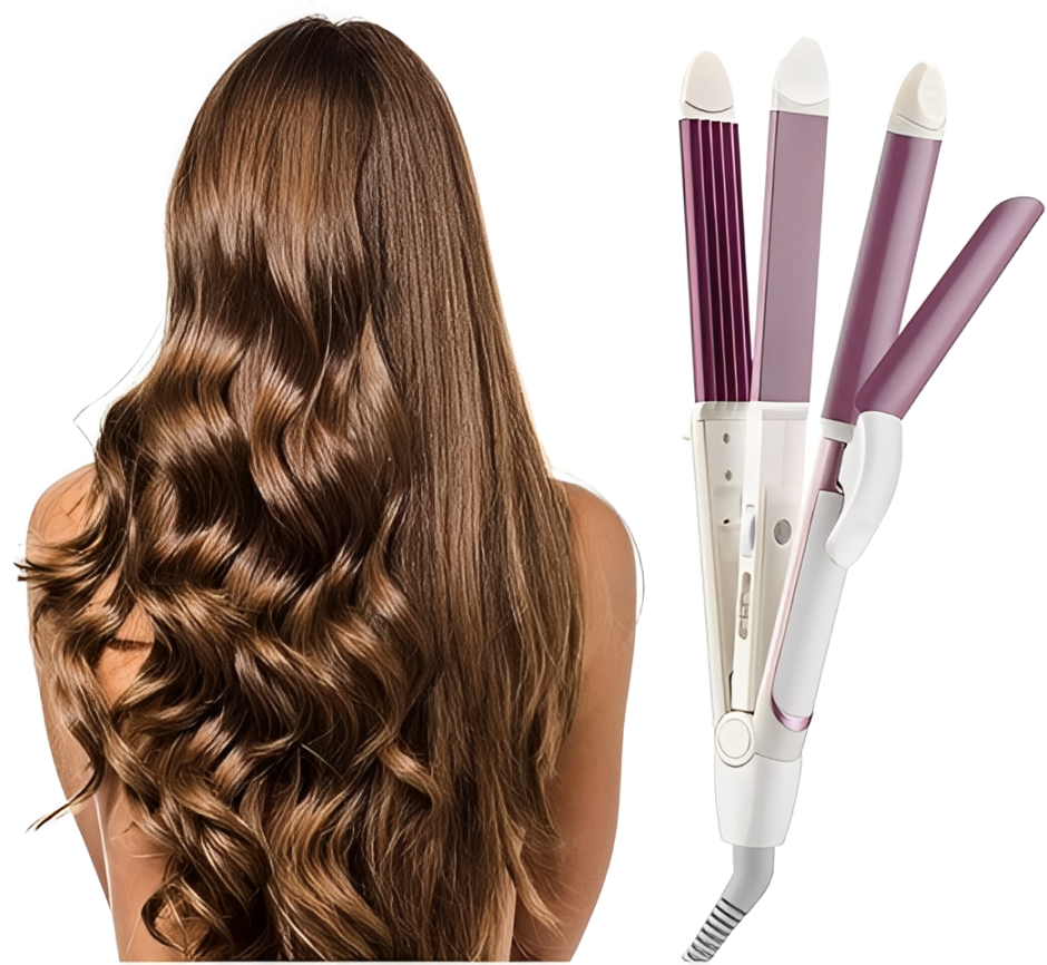 Plancha de pelo 3 en 1