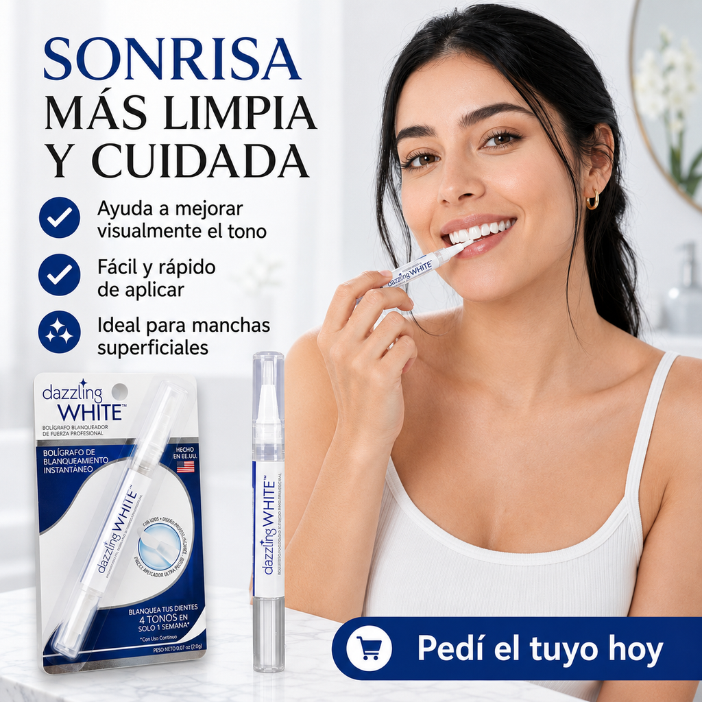✨ Lápiz Blanqueador Dental Dazzling White – Sonrisa Más Clara