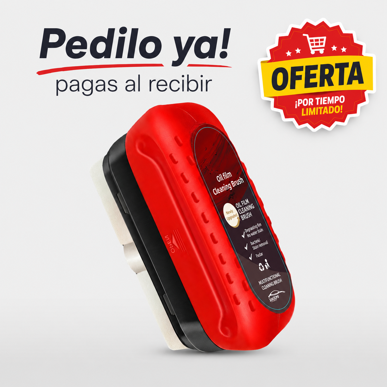🚘 Cepillo Limpiador de Parabrisas para Auto – Vidrios Más Claros