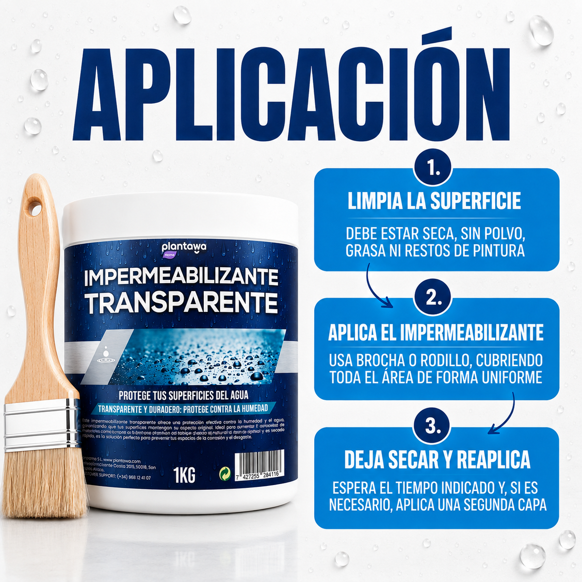 Impermeabilizante Transparente Anti Filtraciones 🛡️💧