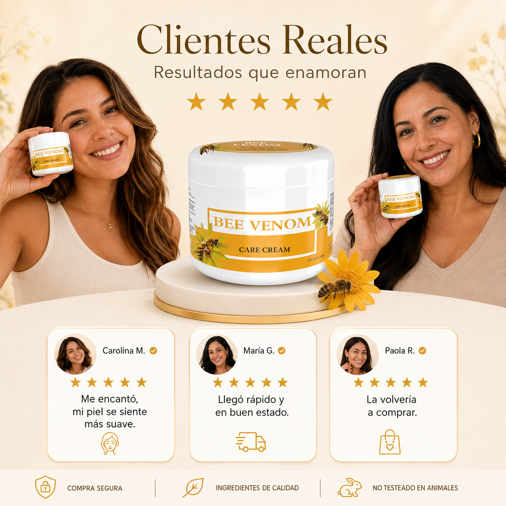 🐝 Crema Bee Venom Facial Antiedad y Reafirmante 🍯