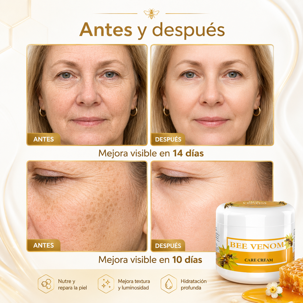 🐝 Crema Bee Venom Facial Antiedad y Reafirmante 🍯