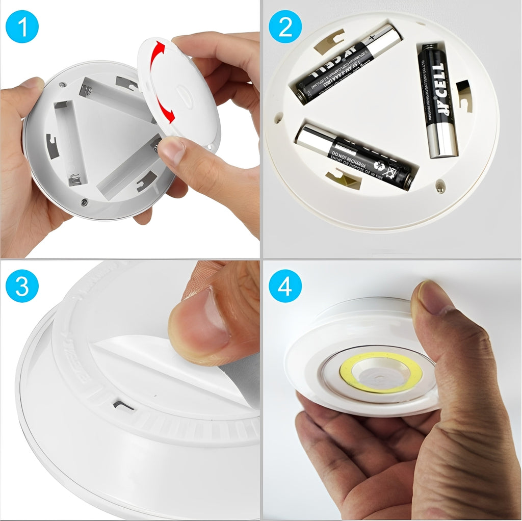 Set de 3 Luces Led con Control Remoto