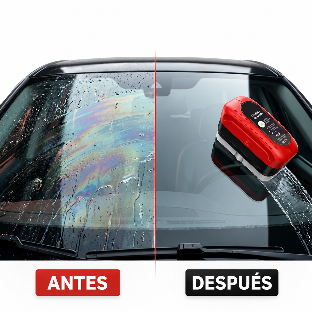 🚘 Cepillo Limpiador de Parabrisas para Auto – Vidrios Más Claros